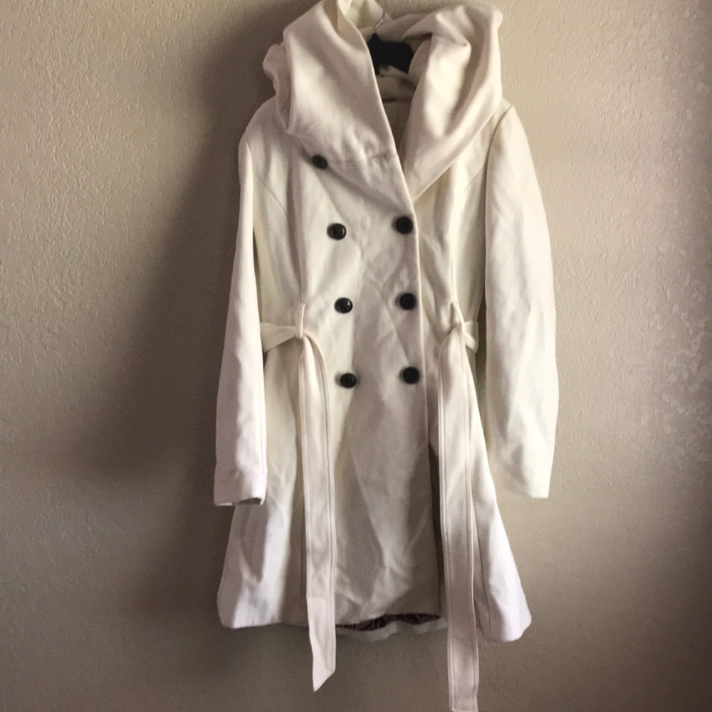 Anthropologie Elevenses thick lined coat